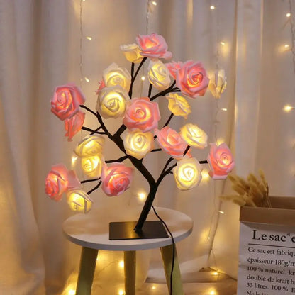 24 LED Rose Tree Lights