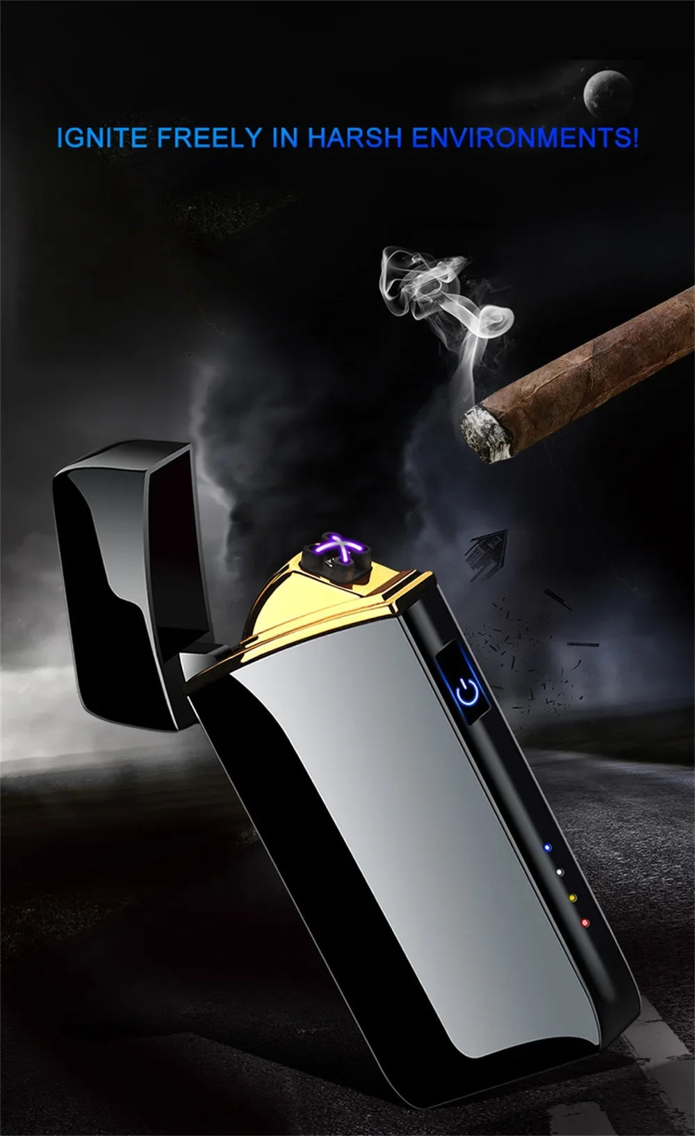 Hot Electric Windproof Metal Lighter