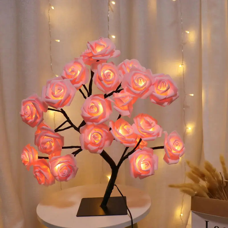 24 LED Rose Tree Lights