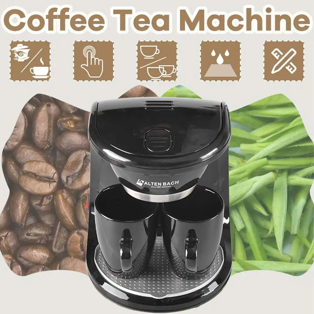 Household Electric Steam Drip Coffee Maker